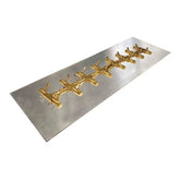 Tree-Style Brass Burner/Rectangular Plate - CFBT230